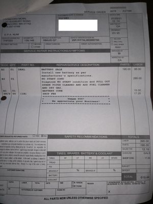 Concord Mobile found the bad battery on Jan, 25, 2021