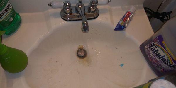 Dirty sink