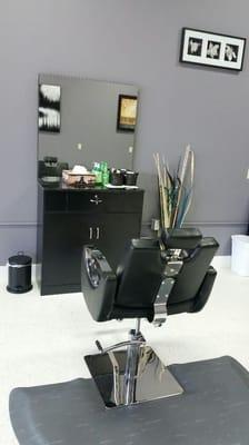 Salon chair and station