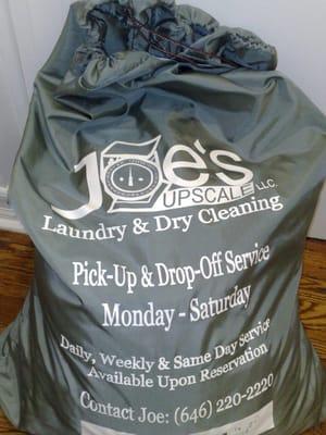 free laundry bag for new customers