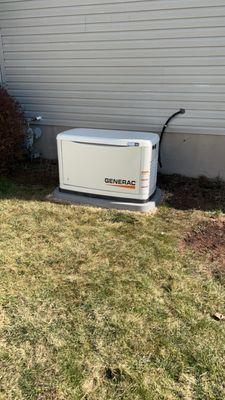 22kw Generac Guardian install