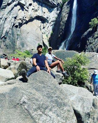 Hanging out at Lower Yosemite Falls