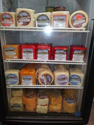 Over 50 different cheeses and spreads.