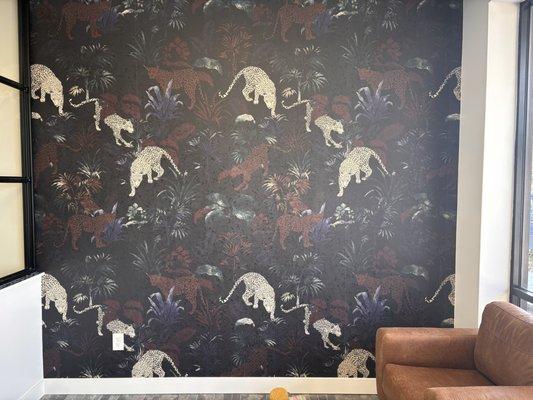 Vinyl wall-covering installation