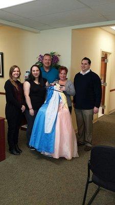 We assisted with providing formal wear to Buffalo kids who could not afford their own with Gowns for Prom 2018