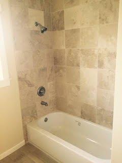 Creme Brulee Tiled Shower