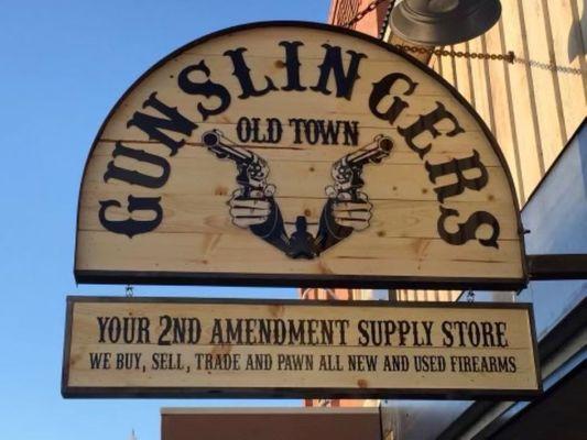 Main Street Sign at Old Town Gunslingers