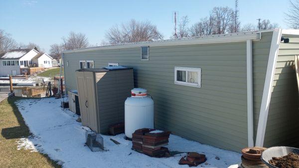 New siding on your mobile homes.