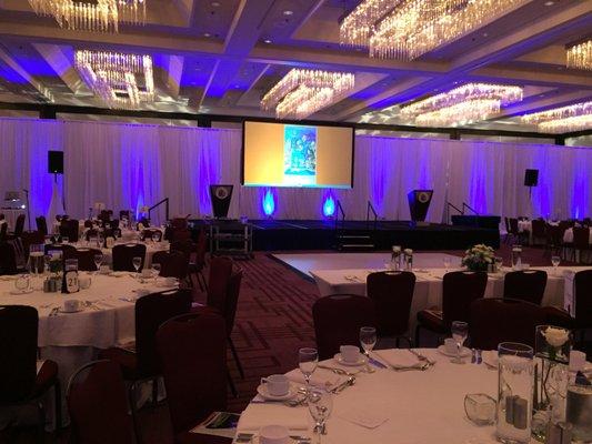 Corporate Event Production and Equipment rentals including Sound, Video, Lighting and Draping! Call Today (813) 421-1660