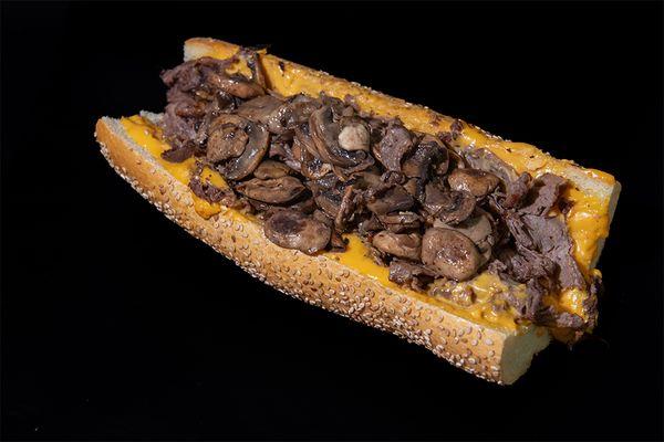 Mushroom Cheesesteak served at FH Steaks in Cherry Hill, New Jersey.