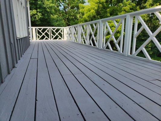 Deck painting and repair