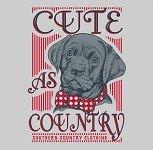 Cute As Country shortsleeve t-shirt