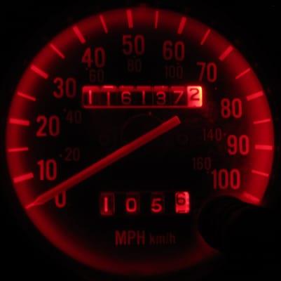 1987-1995 JEEP WRANGLER RED LED GAUGE AND DASH LIGHT UPGRADE KIT