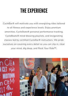 Taking a cyclebar class is so much fun! Pre-opening special pricing available now. Limited time only !