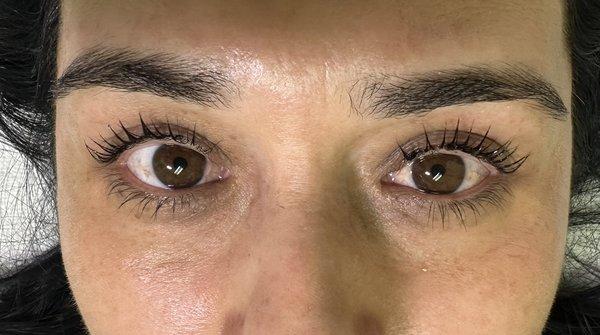 lash lift & lash tint