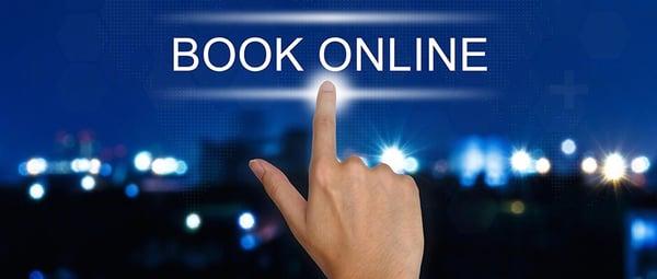 We offer Online Booking! Visit our Web site or find us on FB