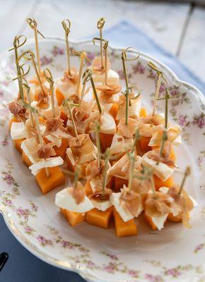 Cantaloupe and prosciutto