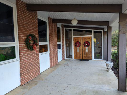 Church entrance.