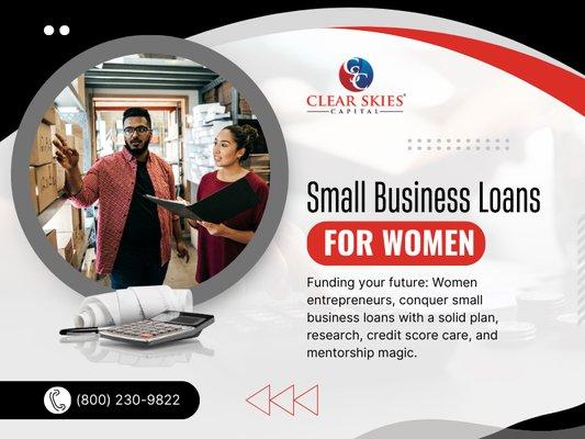 Small Business Loans For Women