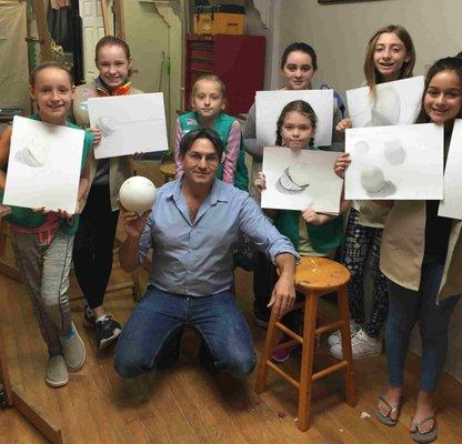 Summer workshops for young artists