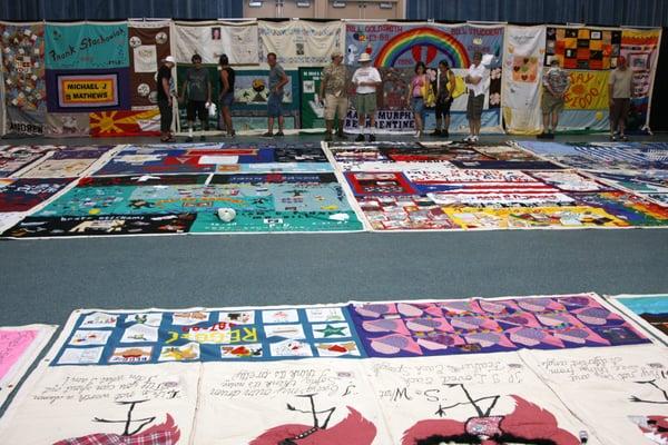 Pridefest 2012 - AIDS Quilt