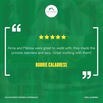 Bobbie, thank you for your kind words! it was a pleasure working with you and your family!