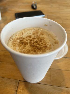 Cardamom cinnamon latte