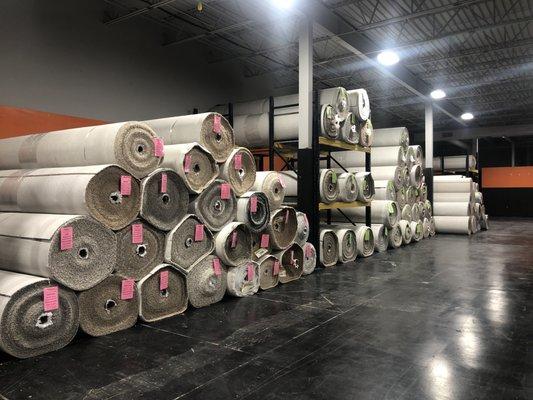 You want in-stock carpet? We have plenty! 
Need 15' goods? We've got you covered there too!