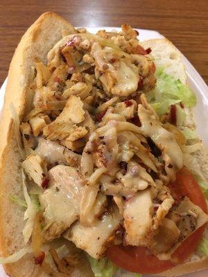 Chicken cheese steak