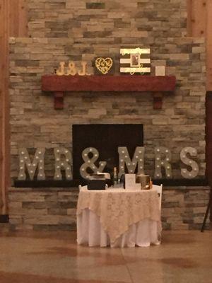 Renting mr and mrs sign