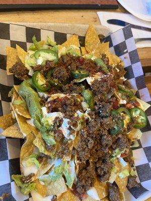 Appetizer - Nachos with ground beef