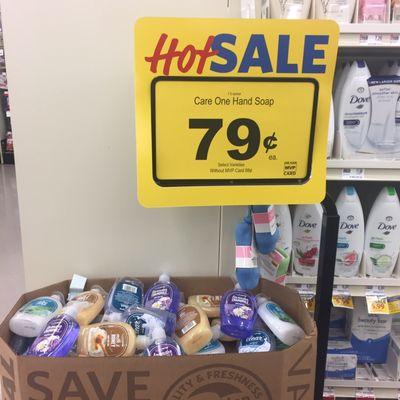 Hot Sale on the handsoap.