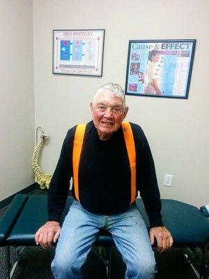 Old and young get adjusted at Dancingspine Chiropractic in Frederick Md 21701