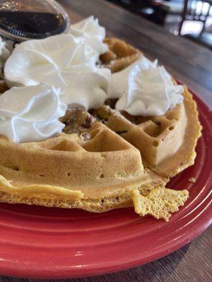 Pumpkin Pecan Waffle of month