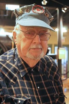 Riley L. Watson, tour guide and retired railroader