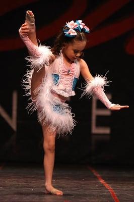 My daughter at the Showbiz National Talent Competition.