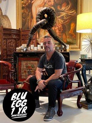 Owner/artist/designer Jay Luiz Blu Egg Interiors