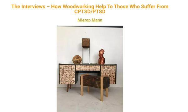 woodworking help people with CPTSD