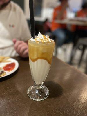 The bourbon caramel milk shake. SO good!