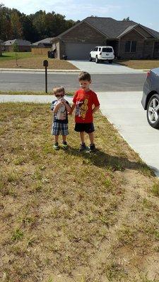 These 2 got shots and are happy and healthy. It was an experience, but they learned from it. Thanks Well Connect!