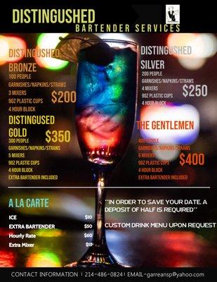 Distingushed Price List