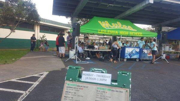 Support Leilehua by purchasing canned drinks