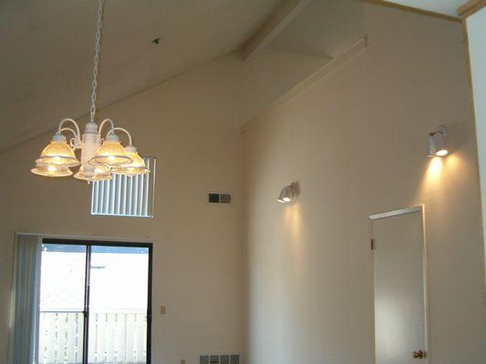 vaulted ceilings in all of the 1 and 2 bedrooms with lofts!