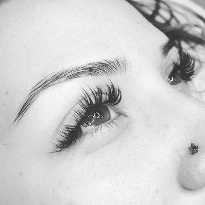 Hybrid Lashes and brows by Desiree