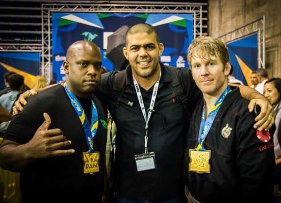 Professor Ranieri with 2 of his Pan American champions.