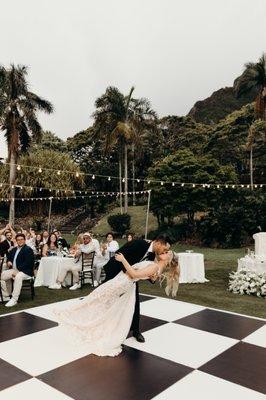 Black + White Dance Floor