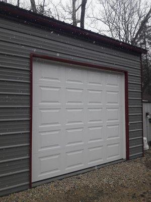 Steel Shed Finished