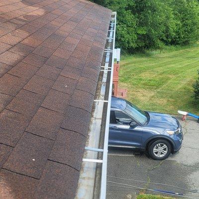 Gutter cleaning.