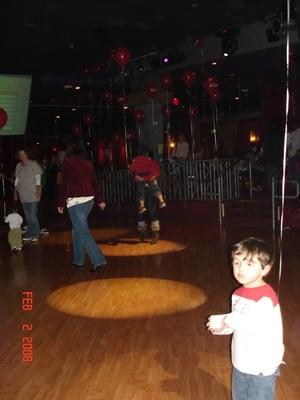 Philip takes to the dance floor at Baby Loves Disco