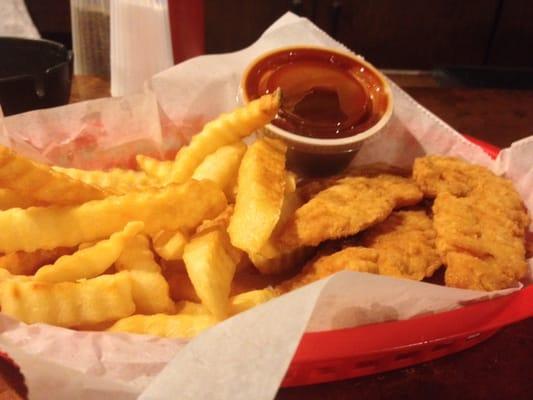 Tenders n Fries $4.75 (bbq sauce is 50 cents extra)